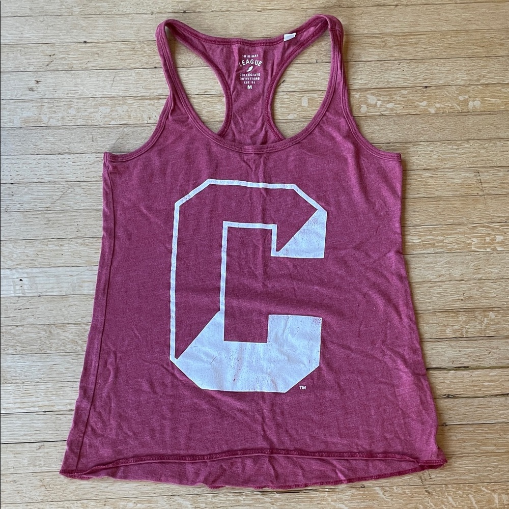 EUC Cornell the league logo racerback shirt